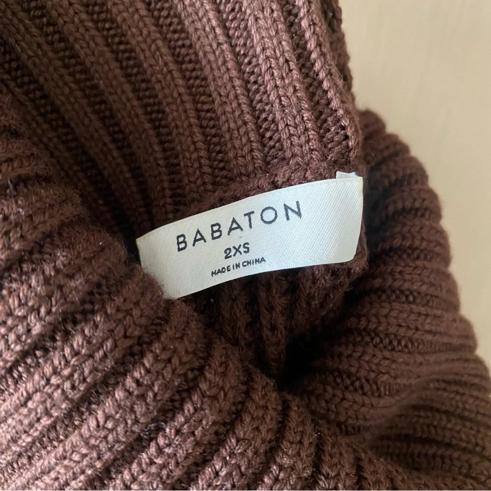 Aritzia Babaton Guell Sweater dark brown - Picture 7 of 8